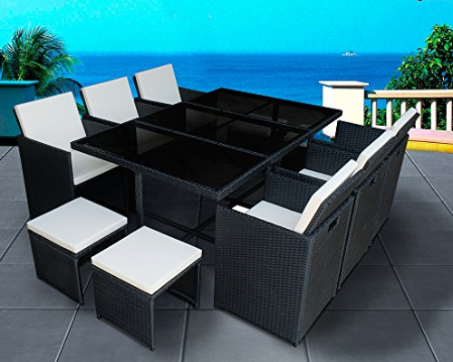 10 Seater Rattan Garden Furniture Set