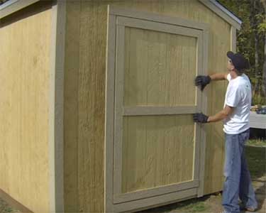 How To Build Wooden Shed Doors
